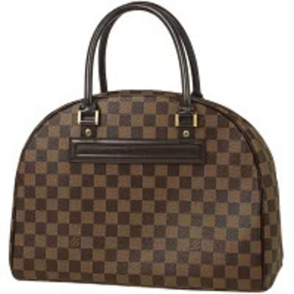 Louis Vuitton Nolita Boston Bag Bowling Handbag Damier Brown